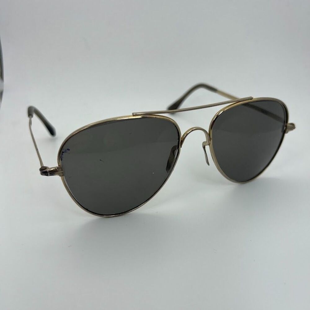 Vintage Foster‎ Grant FF77 Gold Metal Pilot Sunglasses Frames USA